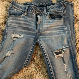 America eagle ripped jeggings